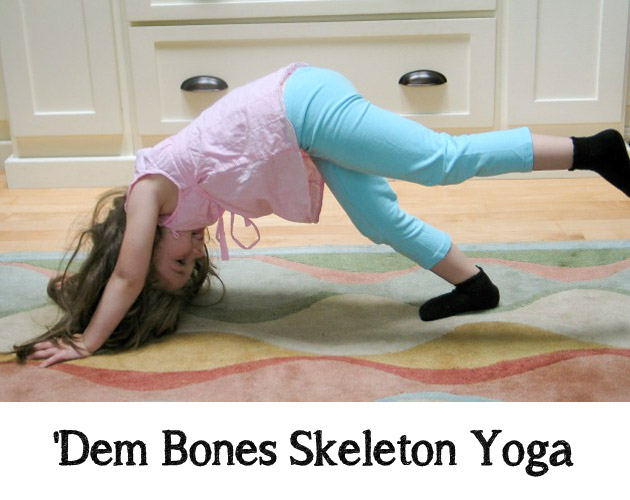 'Dem Bones Skeleton Yoga