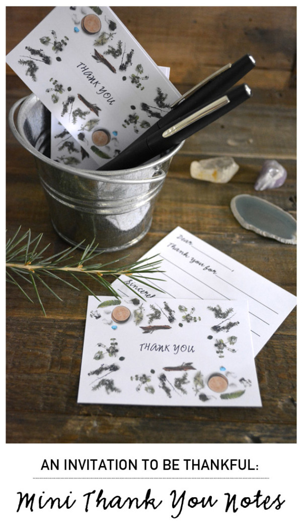 Spread the Gratitude! Mini Thank You Notes Printables...