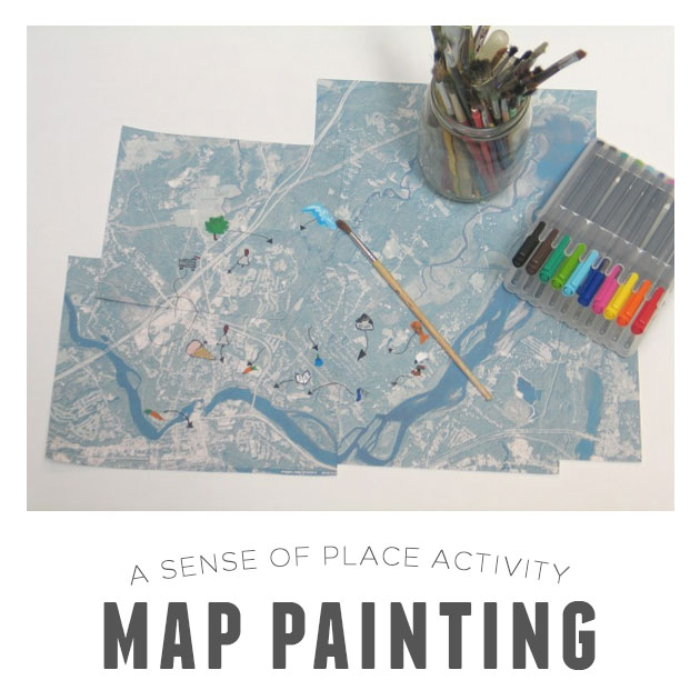 Map Painting: A Sense of Place Activity