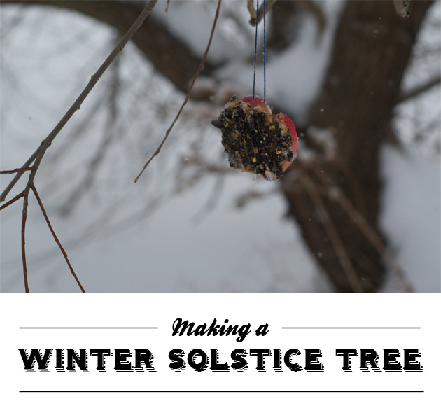 Making a Winter Solstice Tree